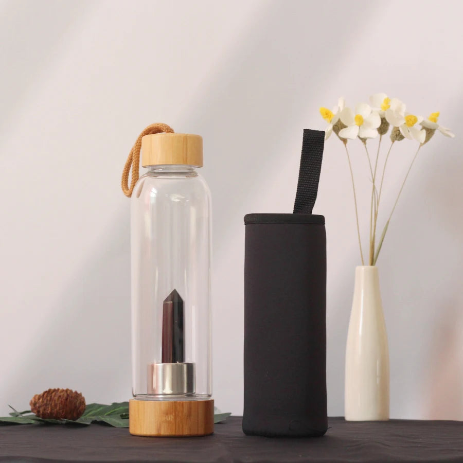 Recharge Chakra Water Bottle - Obsidian