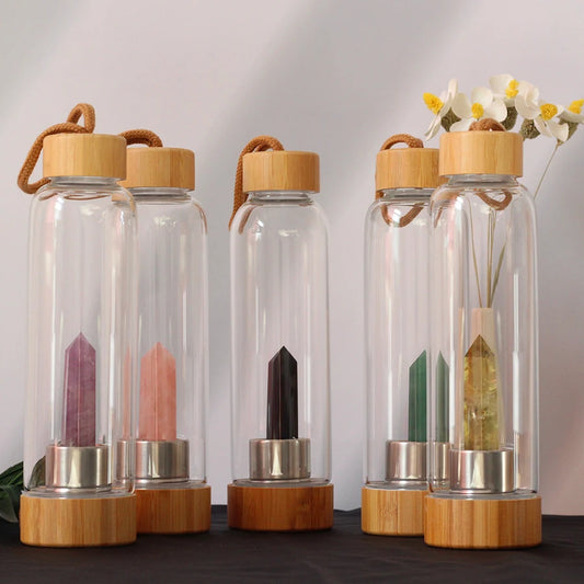 Recharge Chakra Water Bottle - Obsidian