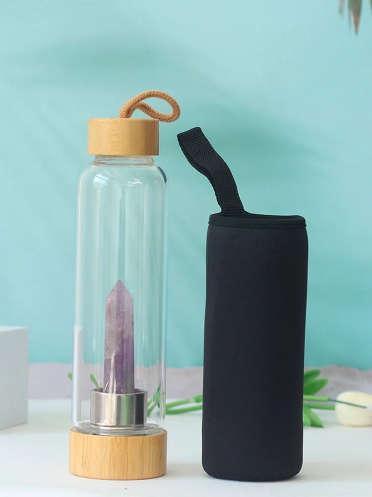 Recharge Chakra Water Bottle - Amethyst