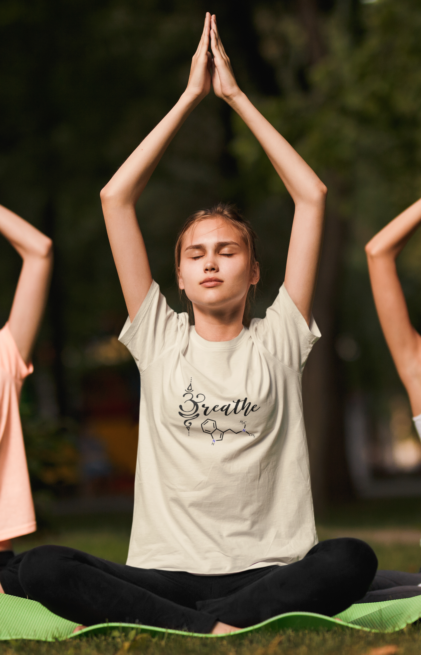 “Breathe & Align” Unisex Tee – Molecular Stillness Edition