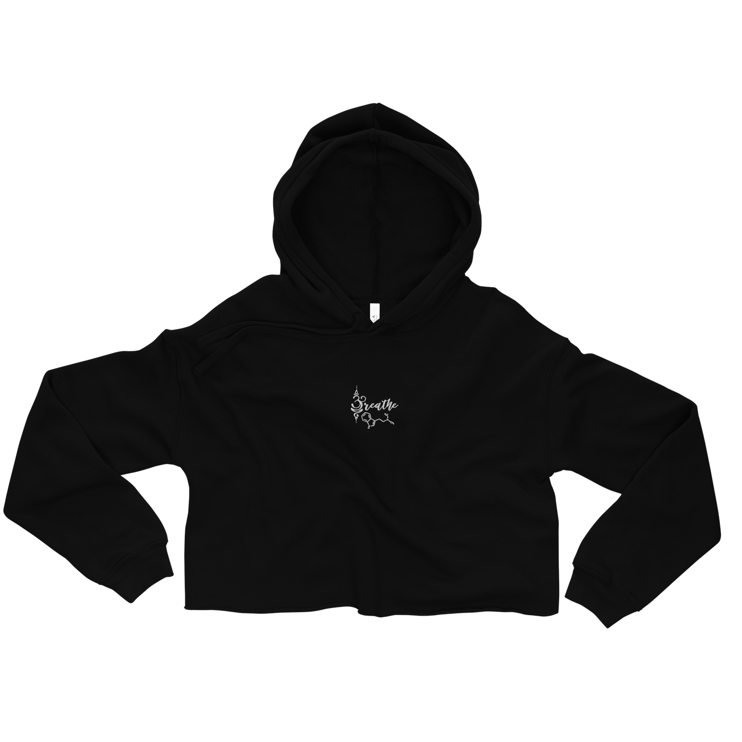 Breathe & Believe Crop Hoodie – Your breath is your power