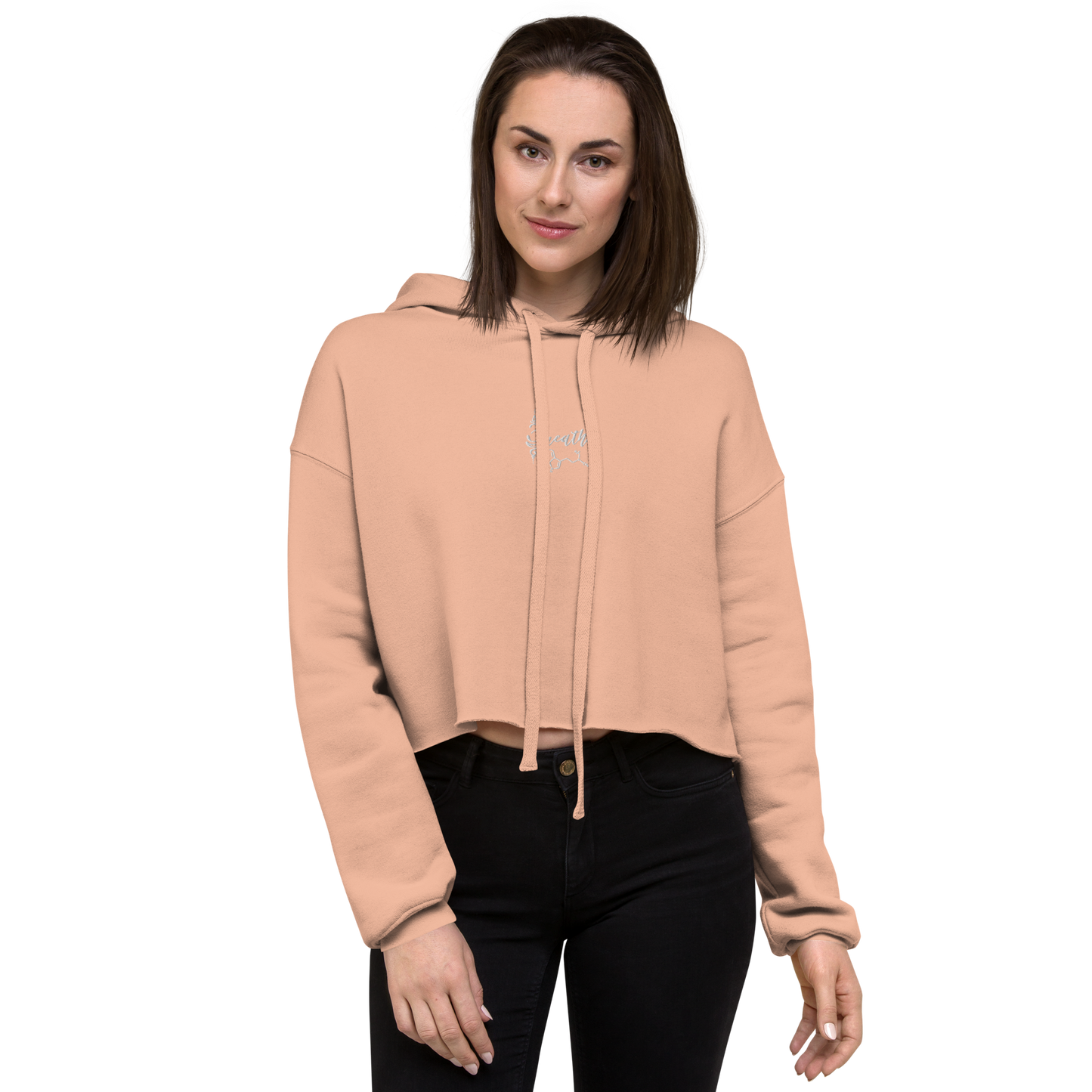 Breathe & Believe Crop Hoodie – Your breath is your power