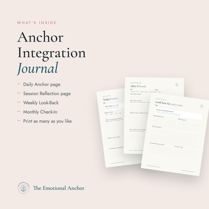Anchor Integration Journal | Printable Breathwork Journal