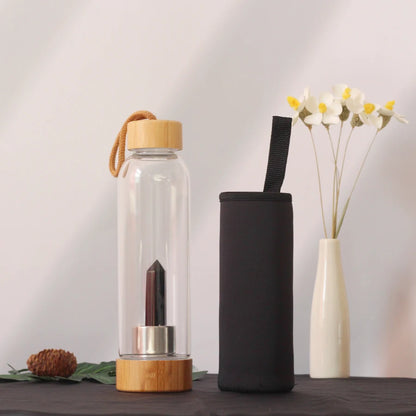 Recharge Chakra Water Bottle - Obsidian
