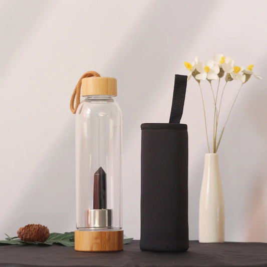 Recharge Chakra Water Bottle - Obsidian