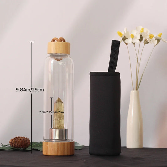 Recharge Chakra Water Bottle - Citrine